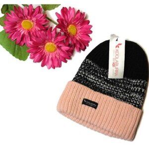 Koolaburra by UGG Marled Pink & Black Knit Beanie and Gloves Set Koolaburra by UGG Accessories | Belk main image 4